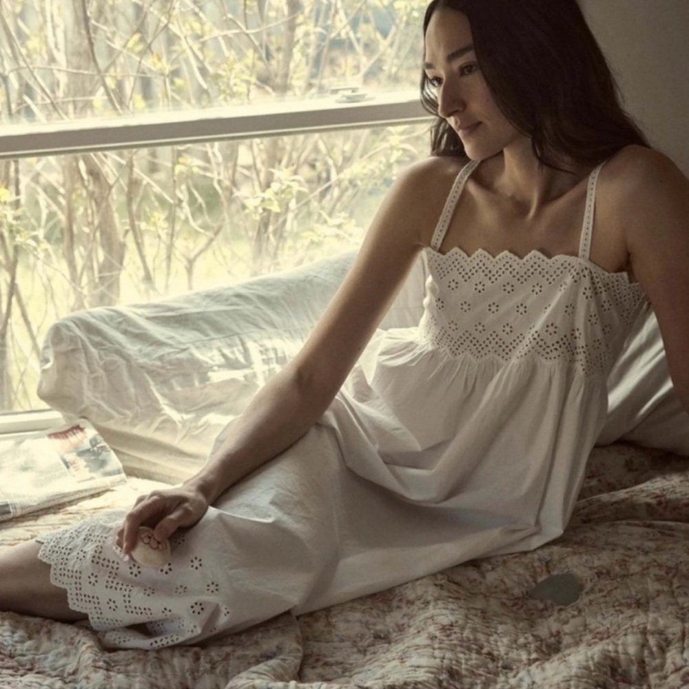Doen Lucinda dress in white sz M (see description.)